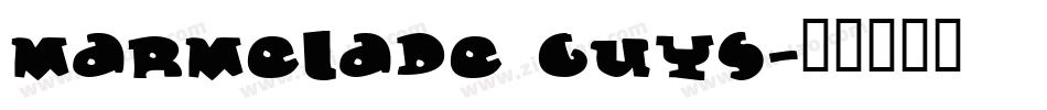 Marmelade Guys字体转换